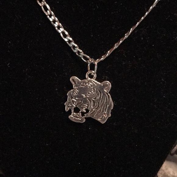 New Stainless Steel 🐯 Tiger Head 🐯 Necklace - Picture 6 of 10